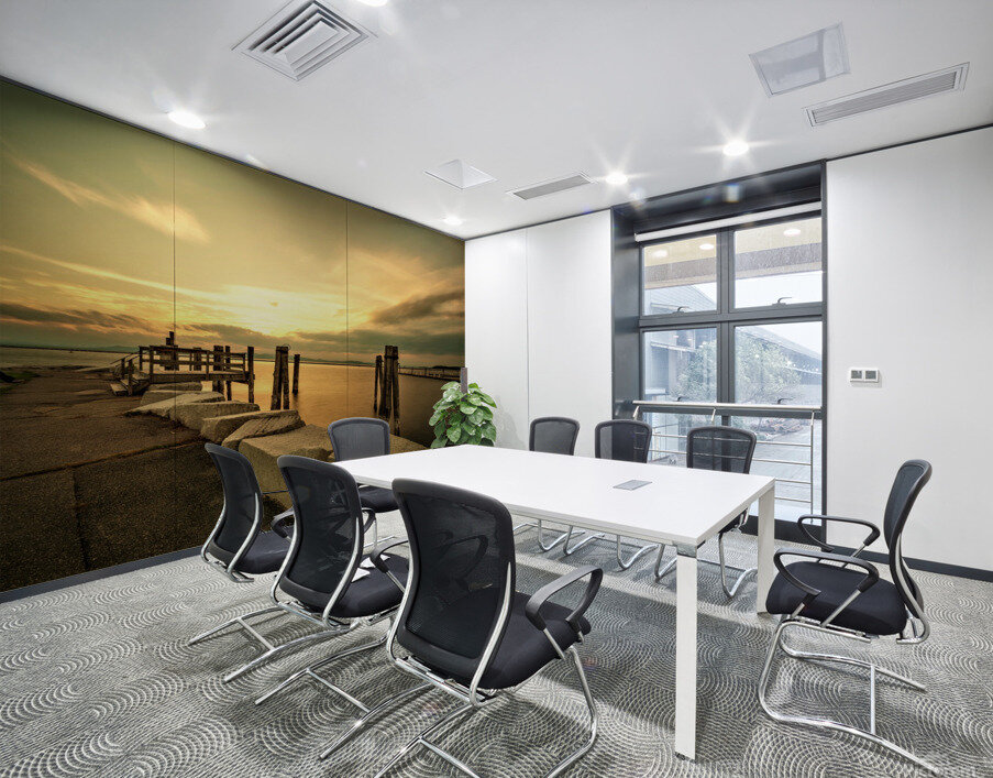 Golden Tranquility at Perkins Pier Wall Printing