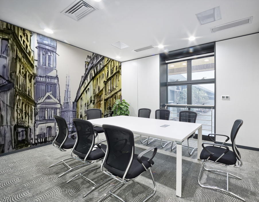 Modern painting for living room My city that I lo Wall Printing