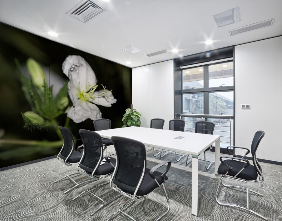 Fleurs power Wall Printing