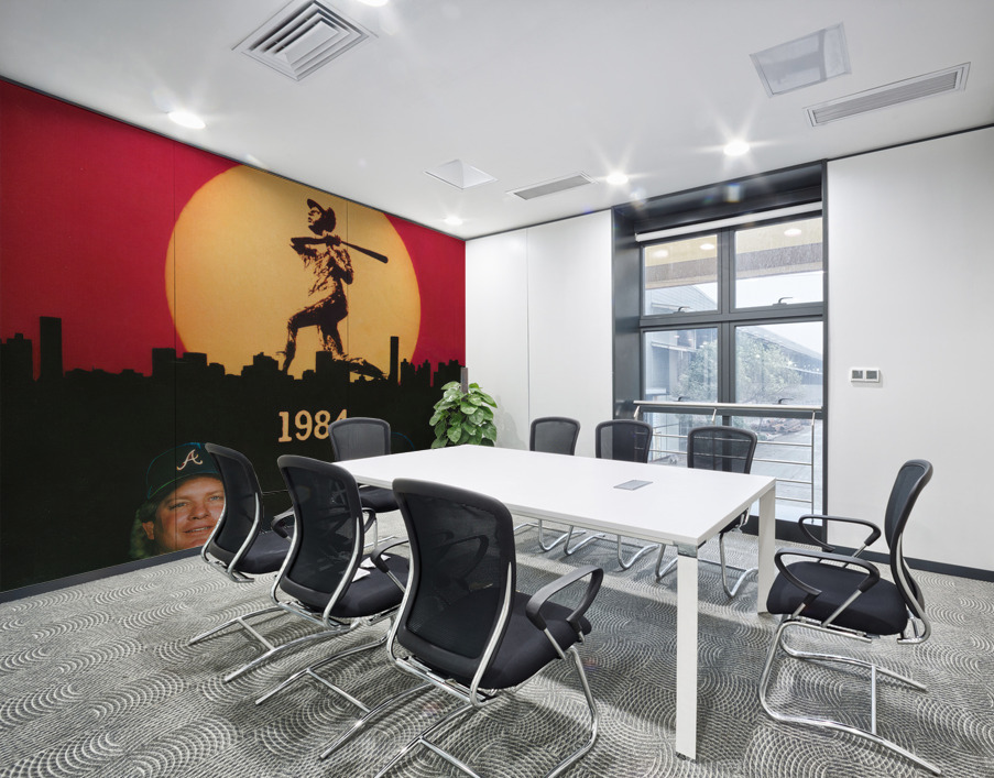 1984 Atlanta Braves Remix Art Wall Printing