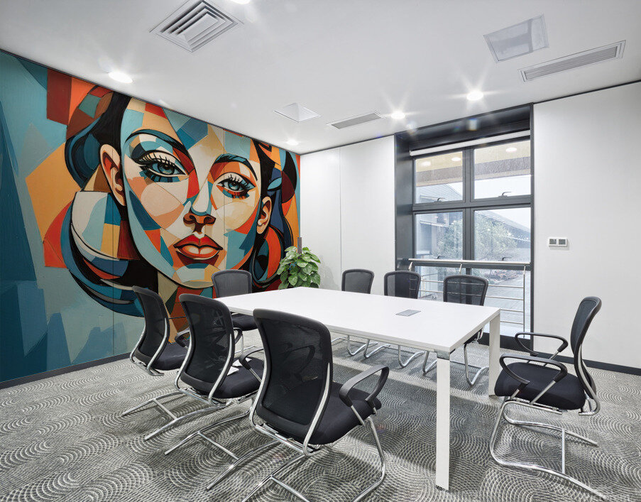 Picasso-esque Portraiture Dynamic art Wall Printing