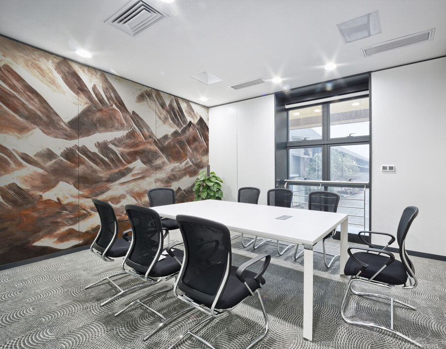 Mountain Range Wall Printing