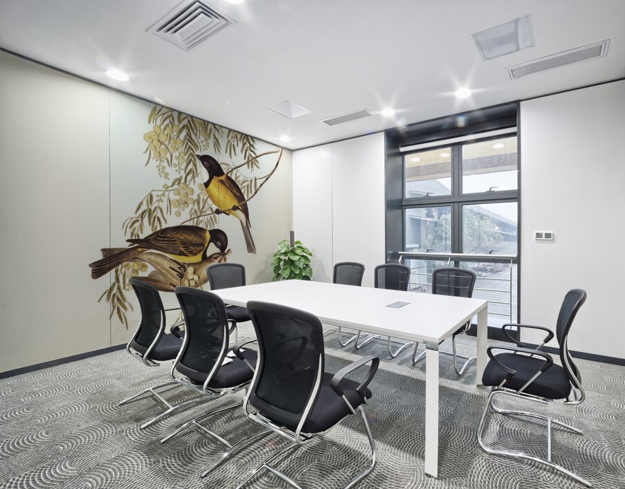 Blue Shining Flycatcher Piezorhynchus nitidus illustrated by Elizabeth Gould 1804–1841 for John Gould’s 1804-1881 Birds of Australia  Wall Printing