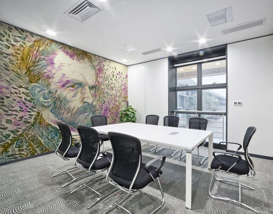 van gogh self portrait 1887 dig watercolor Wall Printing