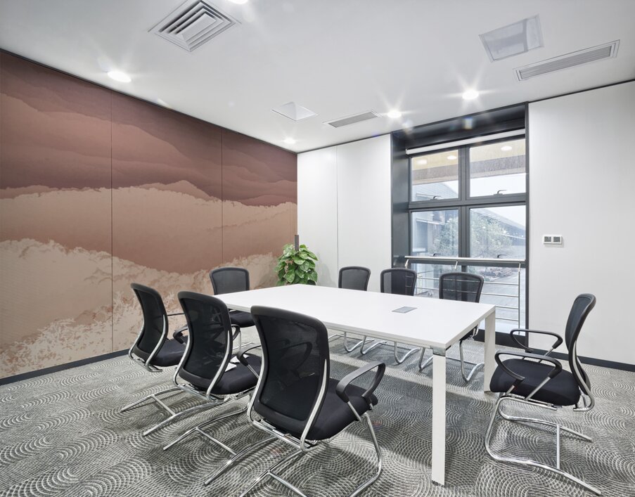 Smoky Mountains Silhouettes in Reverse Wall Printing