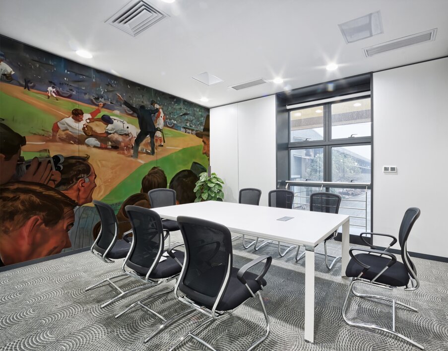 Home Plate Action Baseball Art Wall Printing