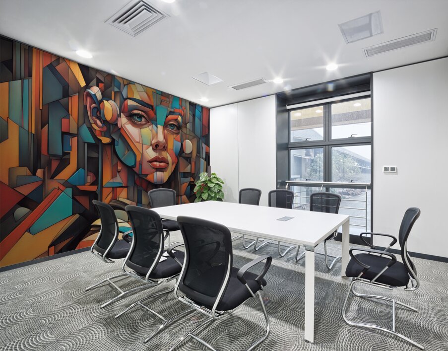 BLUE EYES Wall Printing