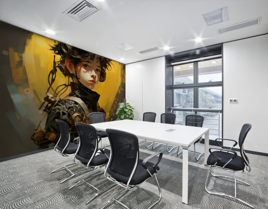 Steampunk The Future Wall Printing