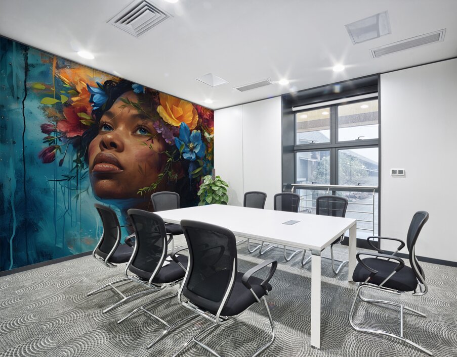 Flower Woman 10 Wall Printing