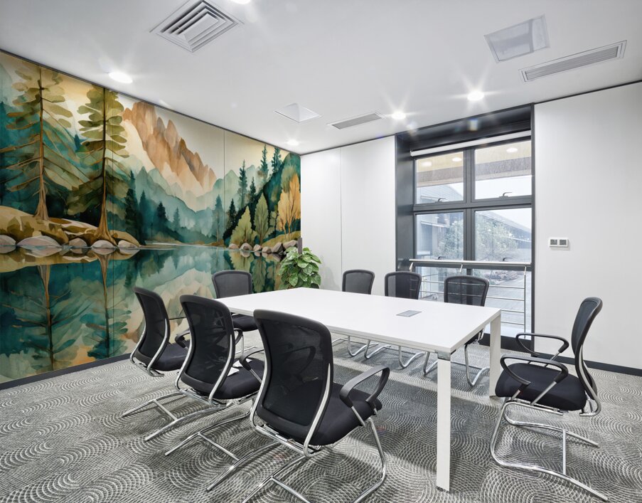 Colors of Clean and Fresh Wall Printing