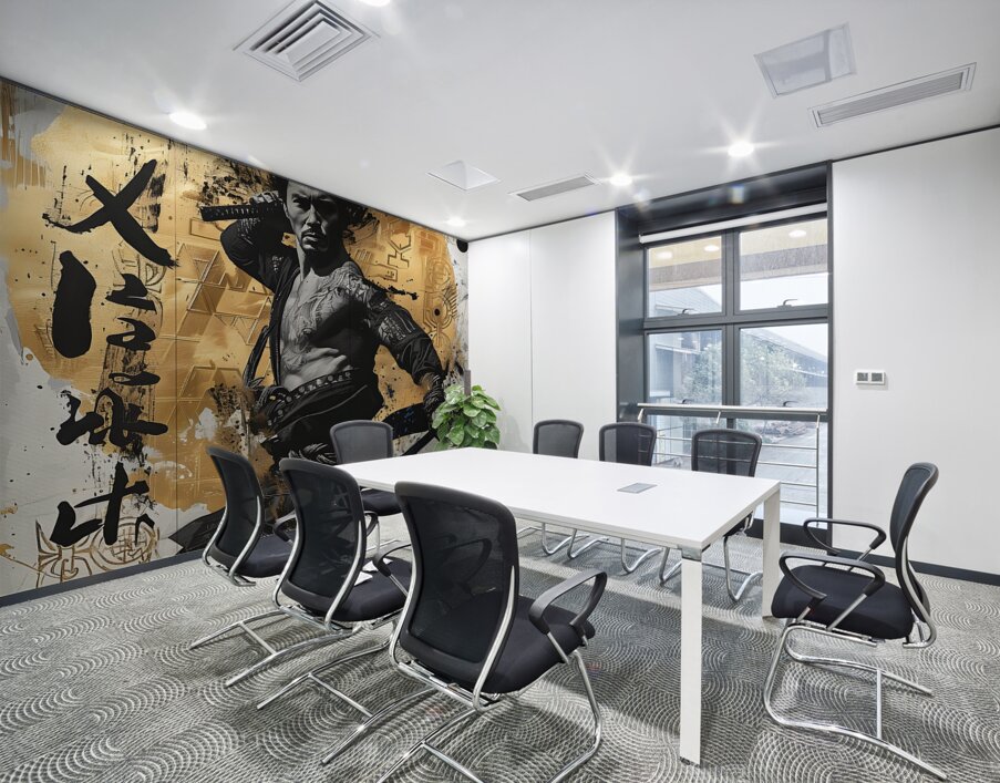 Op Art Soldier 3 Wall Printing