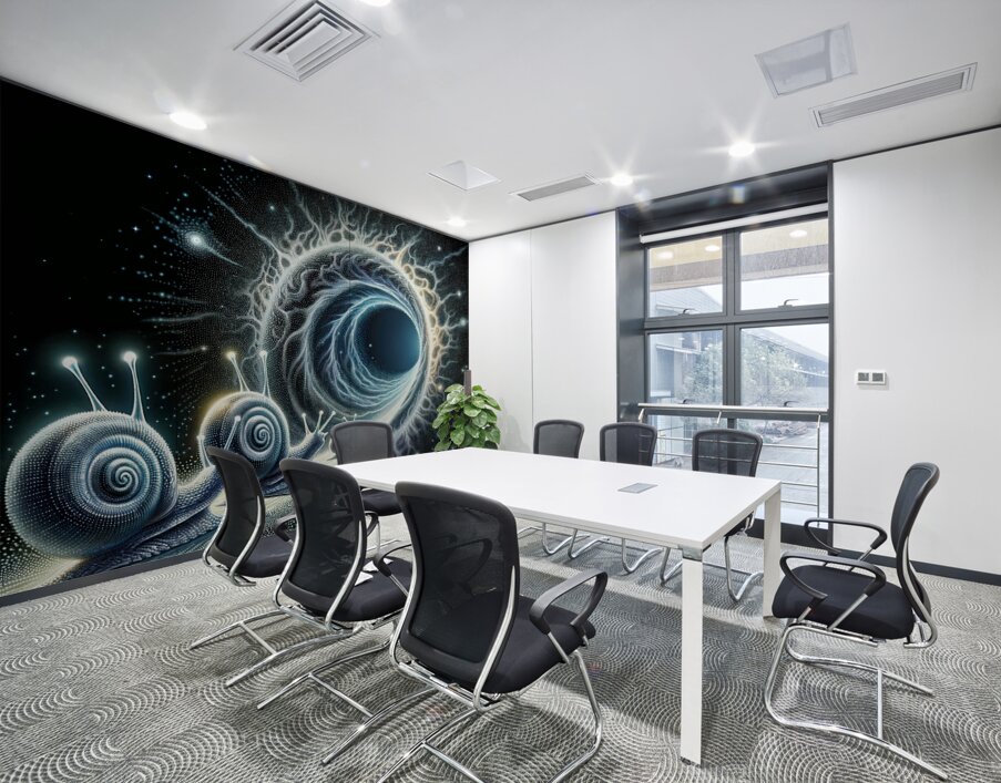 Snailien Family Vacation Wall Printing