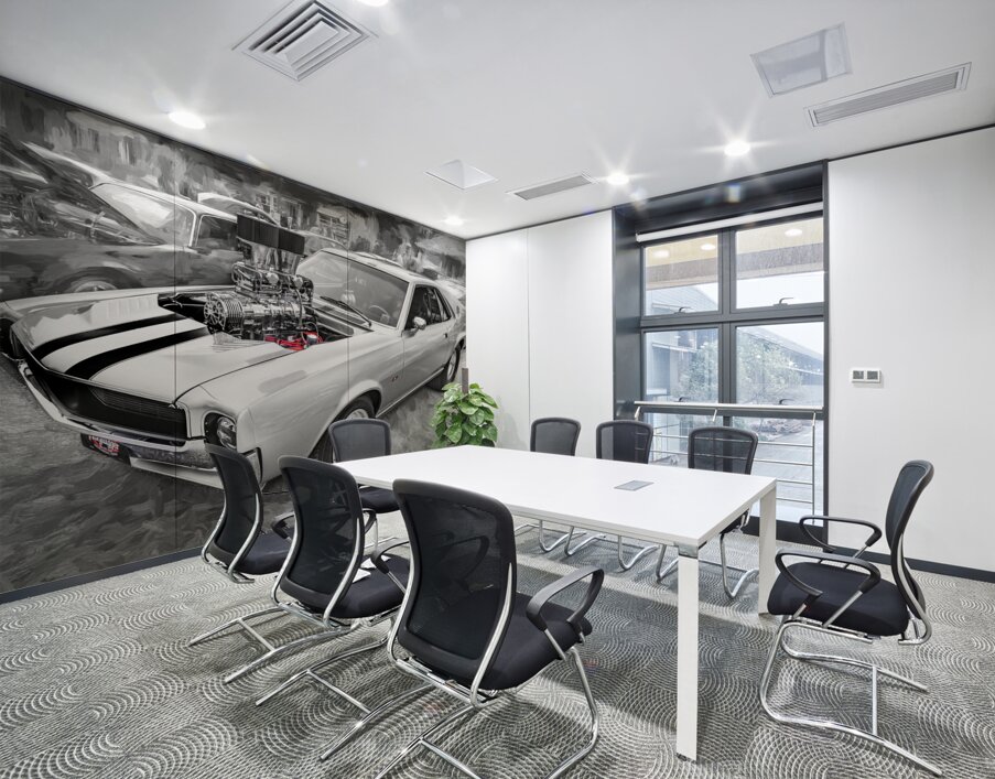 1968 Silver AMC AMX X 2 Wall Printing