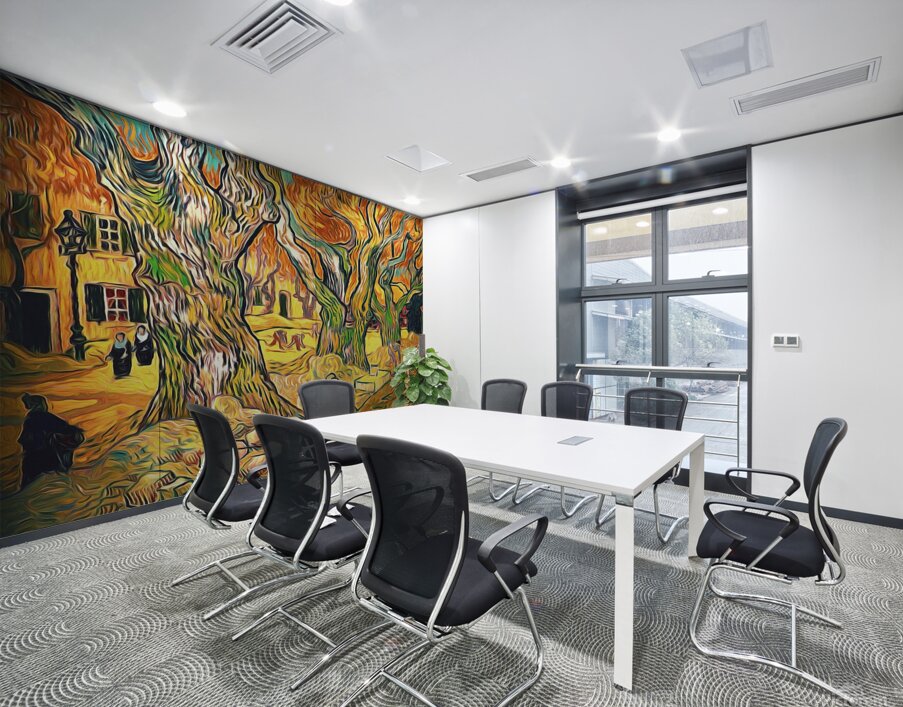 trees painting vincent van gogh art Wall Printing