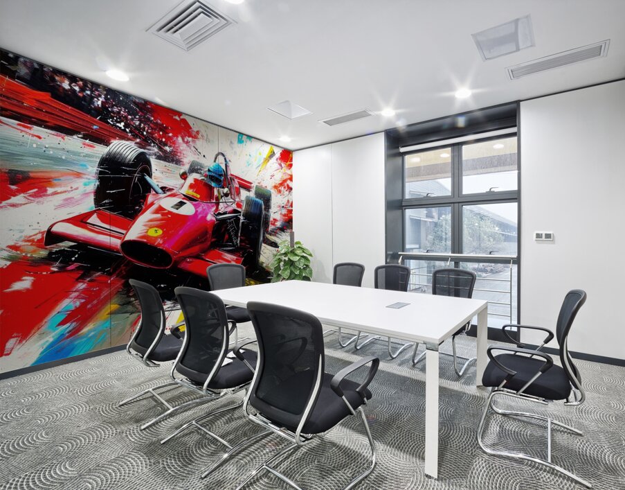 Auto Racing Events Wall Printing