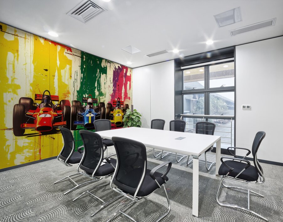 Auto Racing Types Wall Printing