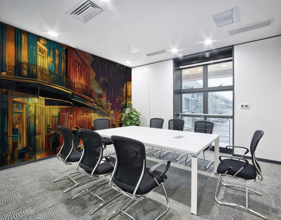 Rainy Night in New Orleans Wall Printing