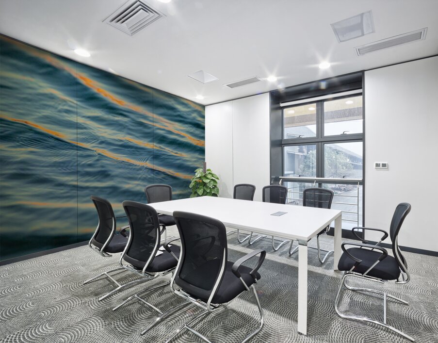 Blue Water Abstract Merritt Island National Refuge Sunset Florida X100 Wall Printing