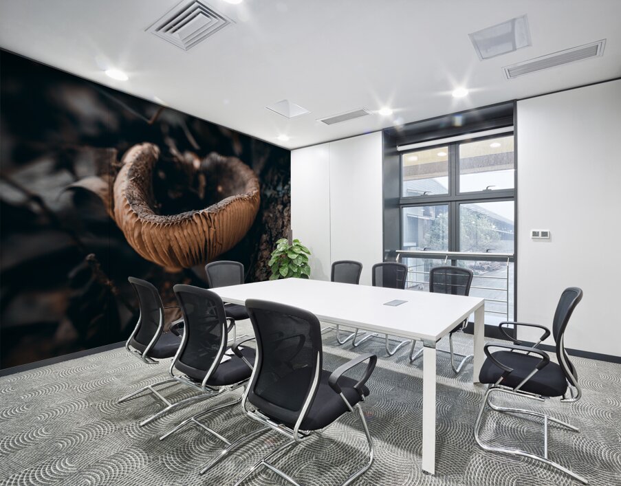 Mystical Fungi: Cup of Wonder ShrumCup Mushroom Wall Printing