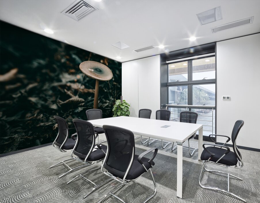 Mystical Fungi: Standing Tall The Majestic Tallish Mushroom Wall Printing