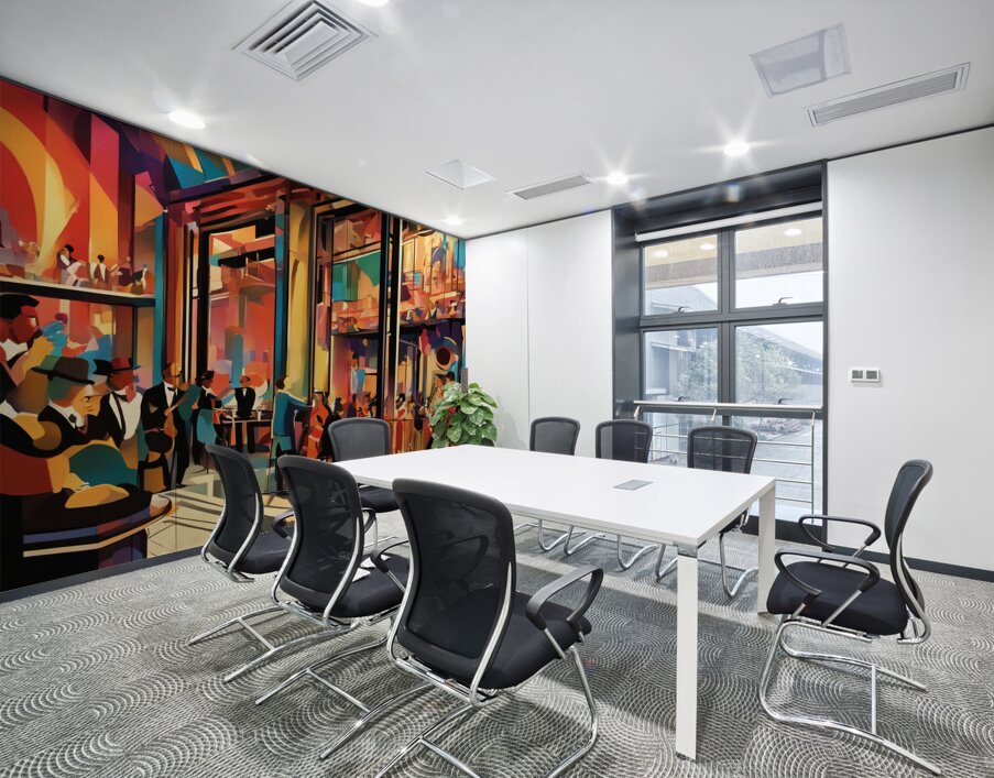 Jazz Music Night Wall Printing