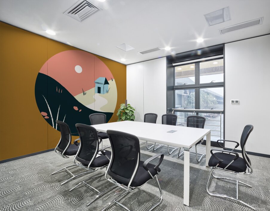 ellipse design background poster Wall Printing