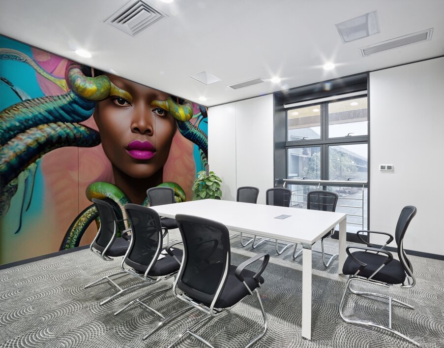 Medusa Fear of The Black Woman Wall Printing