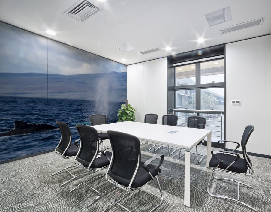 Humpback Whale Spout Blowing near Lahaina Maui Hawaii Wall Printing