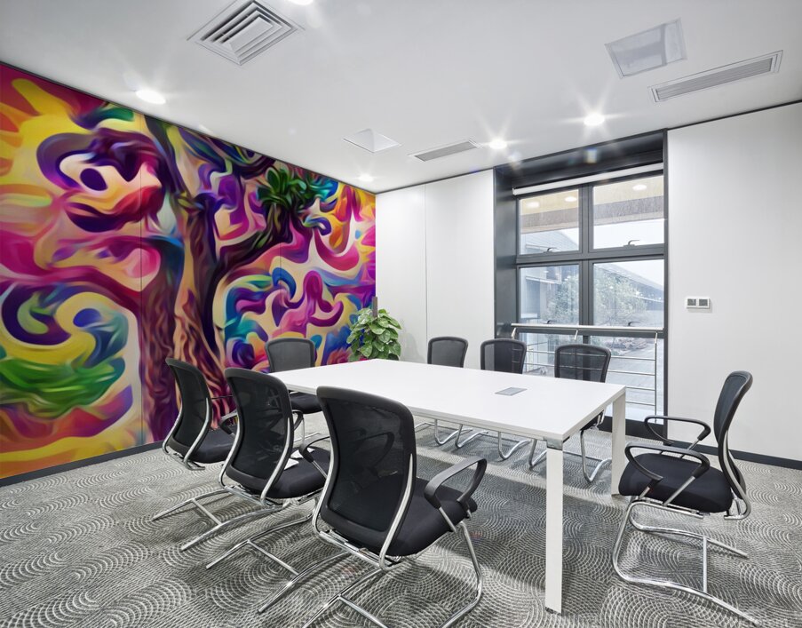 abstract digital art psychedelic Wall Printing