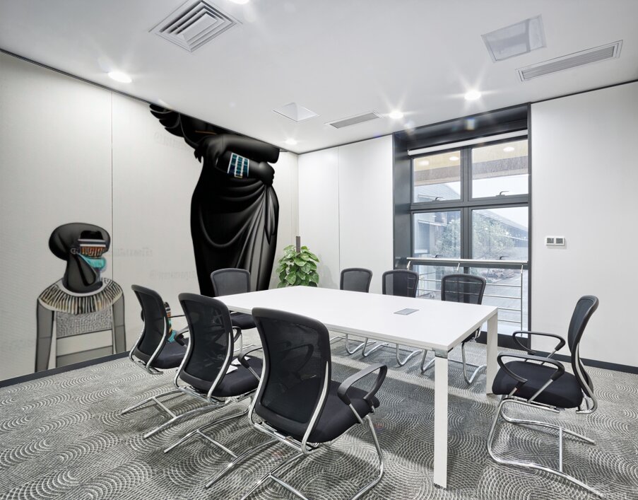 Hathors Embrace 6 Wall Printing