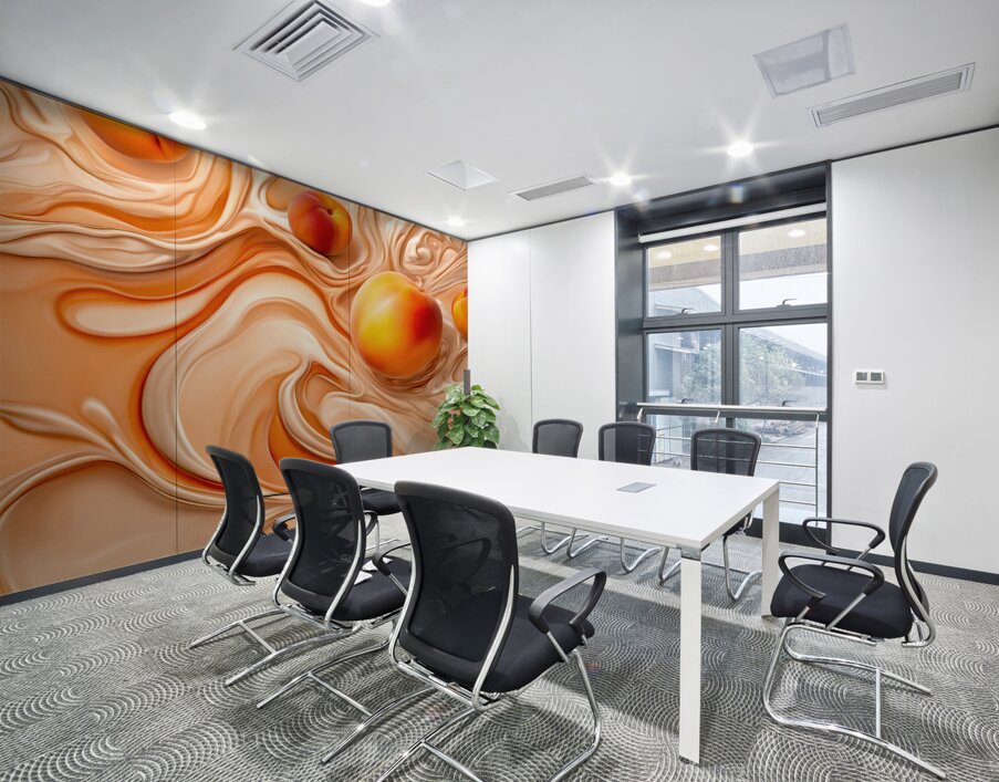 PEACHES & CREAM Wall Printing