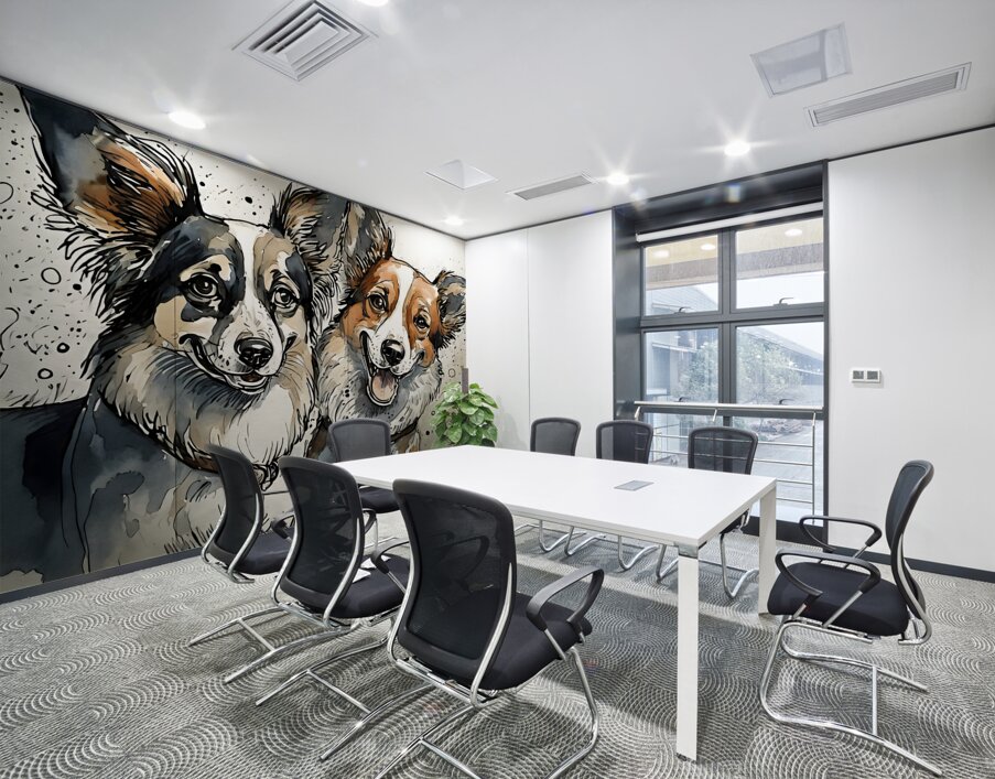 Barking Besties Wall Printing