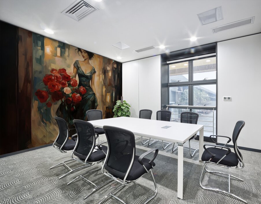 Her Flowers 5 Wall Printing