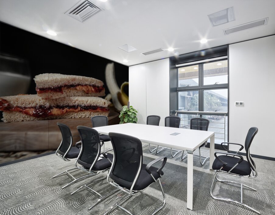 Peanut Butter Jelly Time Wall Printing