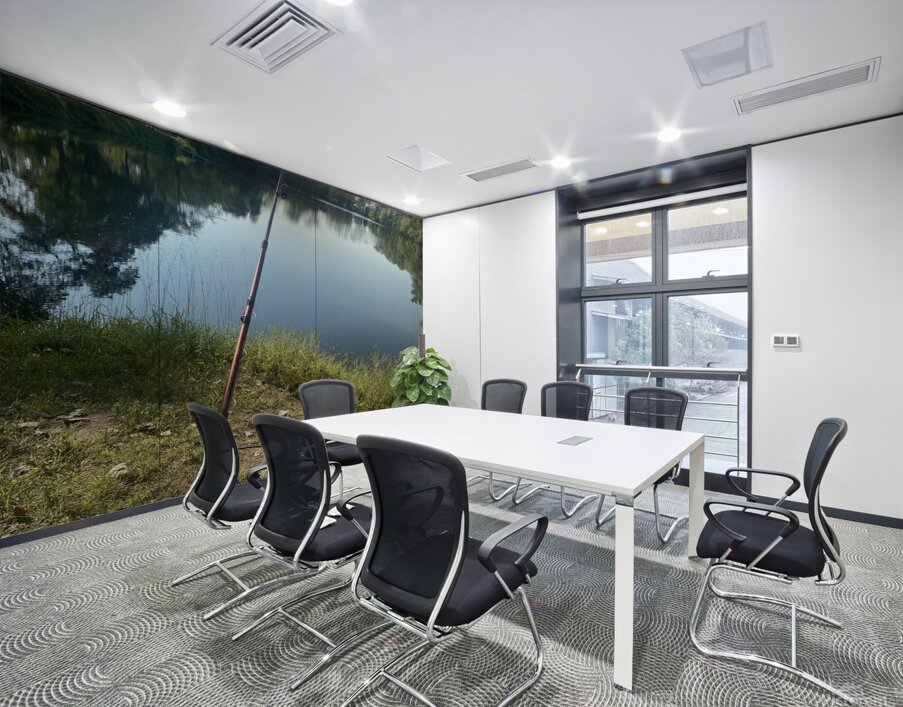 A day on the lake  Wall Printing