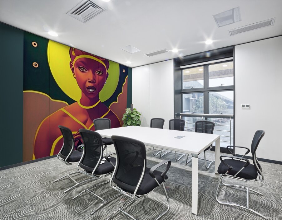 THE BLACK WOMB MAN EARTH AURUA 4 Wall Printing