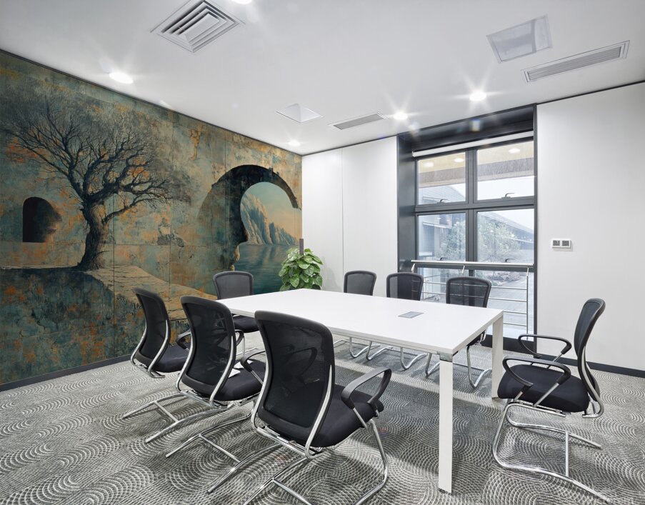 Surrealism intimacy and stillness Wall Printing