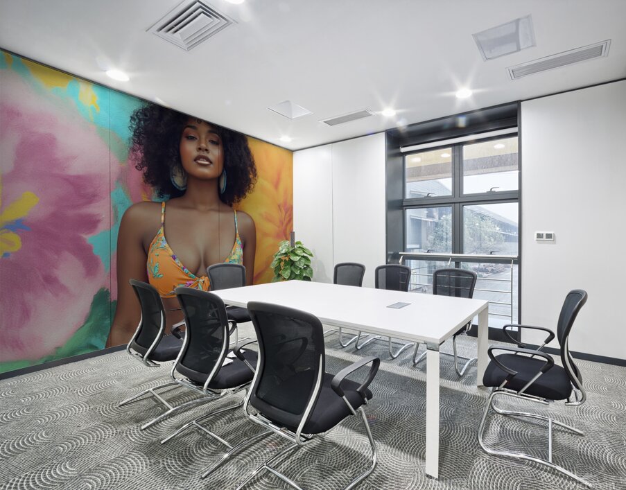 yakynuka colorful  full body photo with face tors 1707786583.6713 Wall Printing