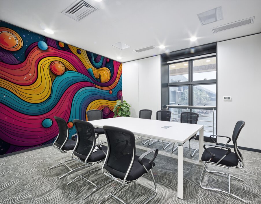 complex funky background  03 Wall Printing