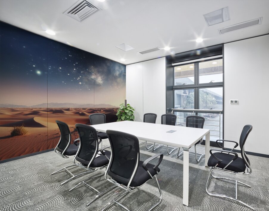 irene yakynuka desert landscape of dunes with sta Wall Printing