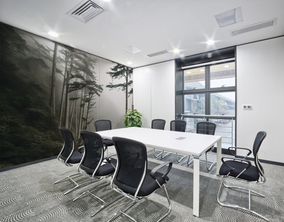  Foggy trees on the west coast Wall Printing