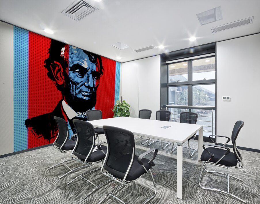 abe lincoln all men are created equal Wall Printing