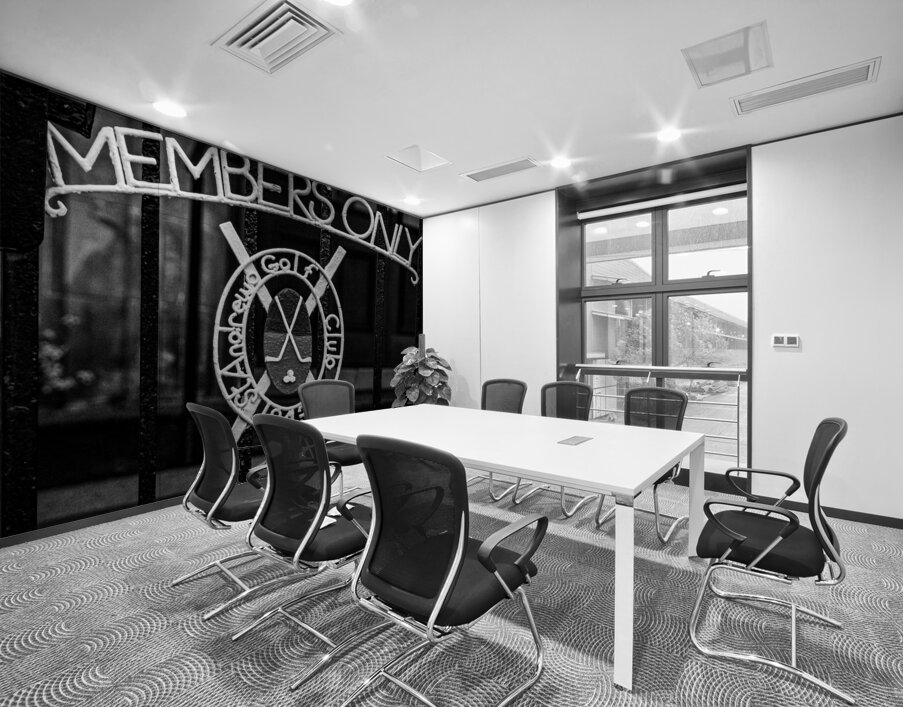 members olnly gate st andrews golf club  square 4 Wall Printing