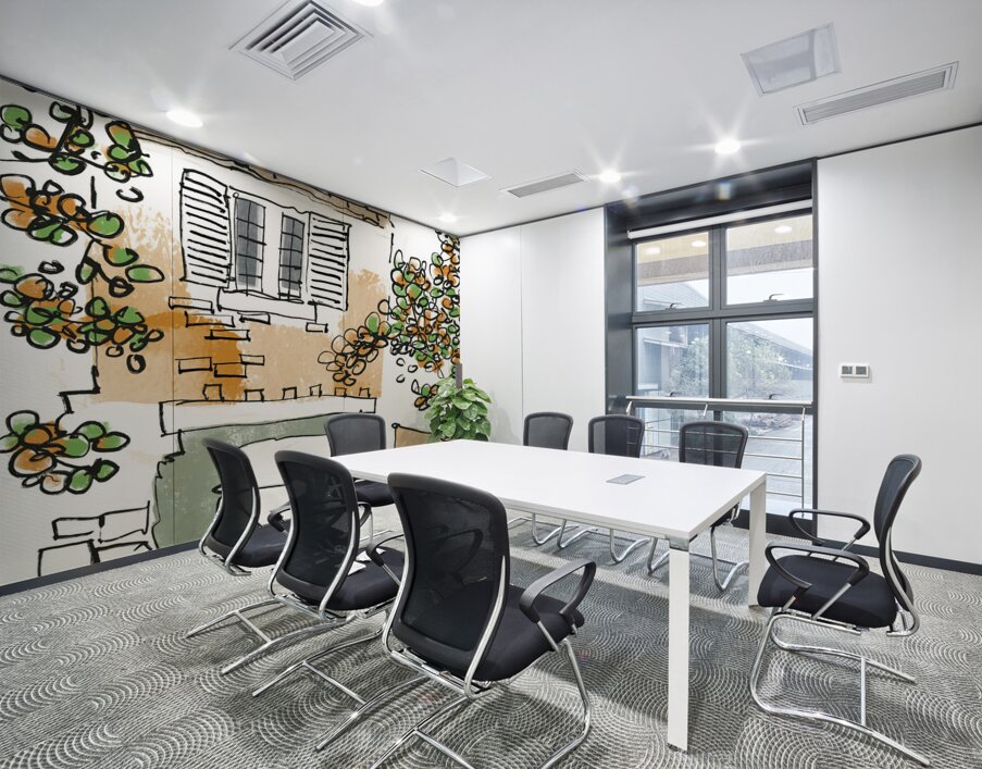 1. Village Wall Printing