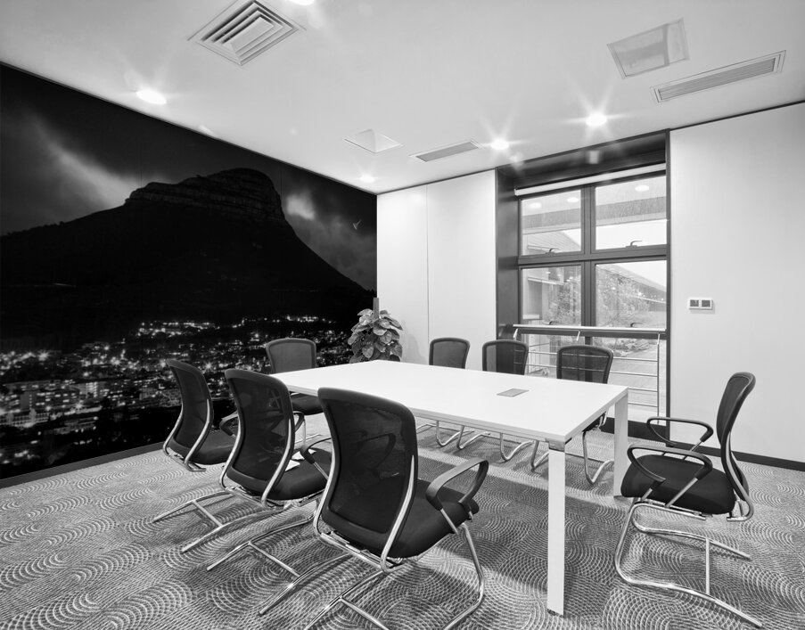 gardens district at lions head at night  panorami Wall Printing