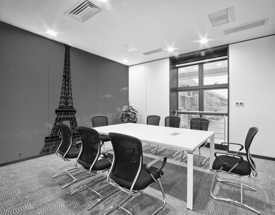 eiffel tower from trocadero gardens warsaw founta Wall Printing