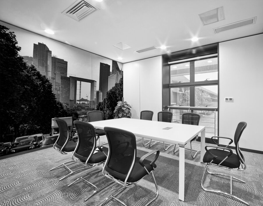 le defense from champs elysees  square 3452 Defen Wall Printing