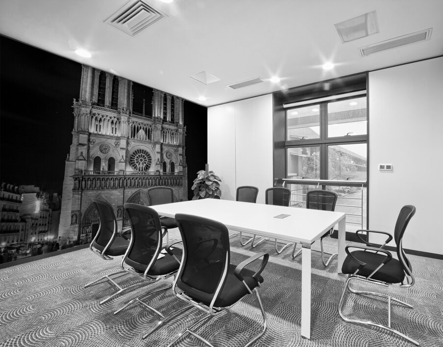 paris notre dame cathedral at night  square 3451 Wall Printing