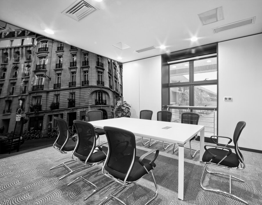 rue vaugirard sixieme arrondissement  panoramic 3 Wall Printing