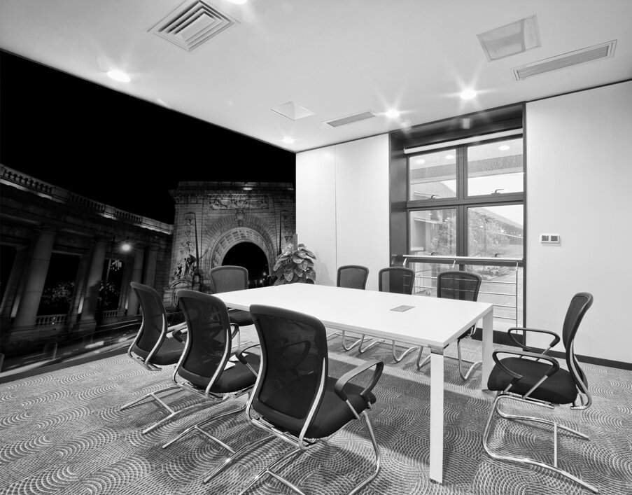 manhattan bridge arch grand entrance  horizontal Wall Printing